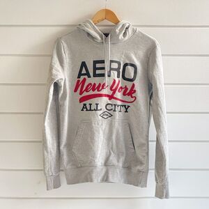 Aeropostale Men's Pullover Logo Hoodie Sweatshirt  Size Small